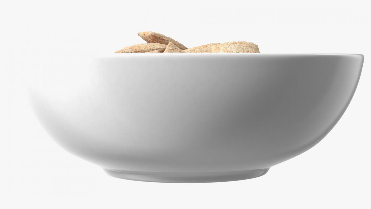 Full Bowl of Breakfast Cereal Pads 3D model