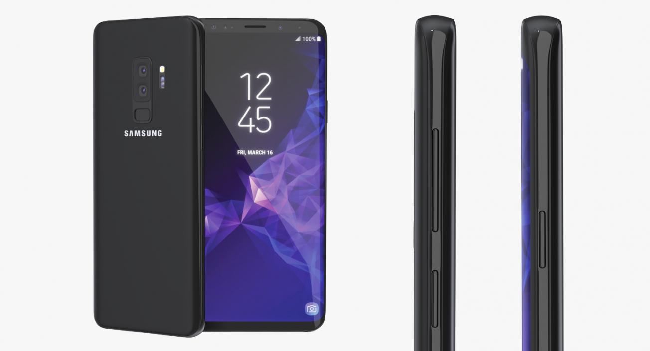 3D Samsung Galaxy S9 Plus Set