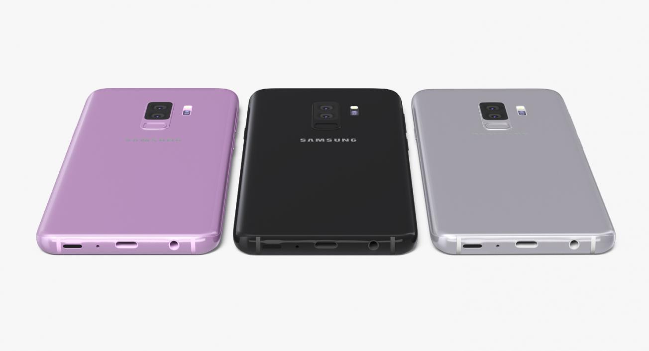 3D Samsung Galaxy S9 Plus Set