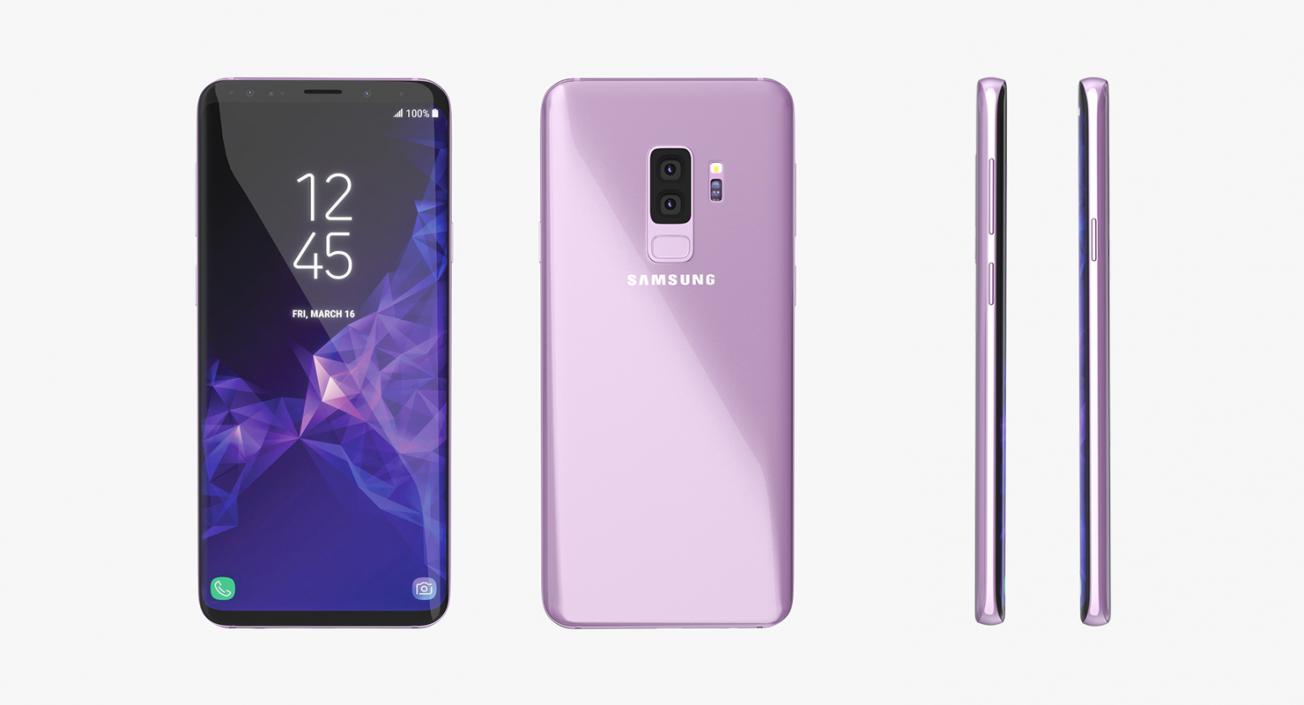 3D Samsung Galaxy S9 Plus Set