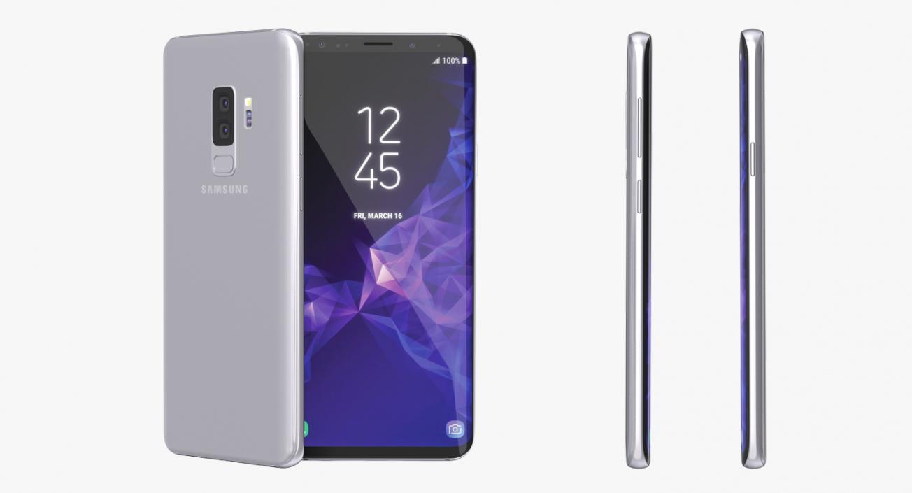 3D Samsung Galaxy S9 Plus Set