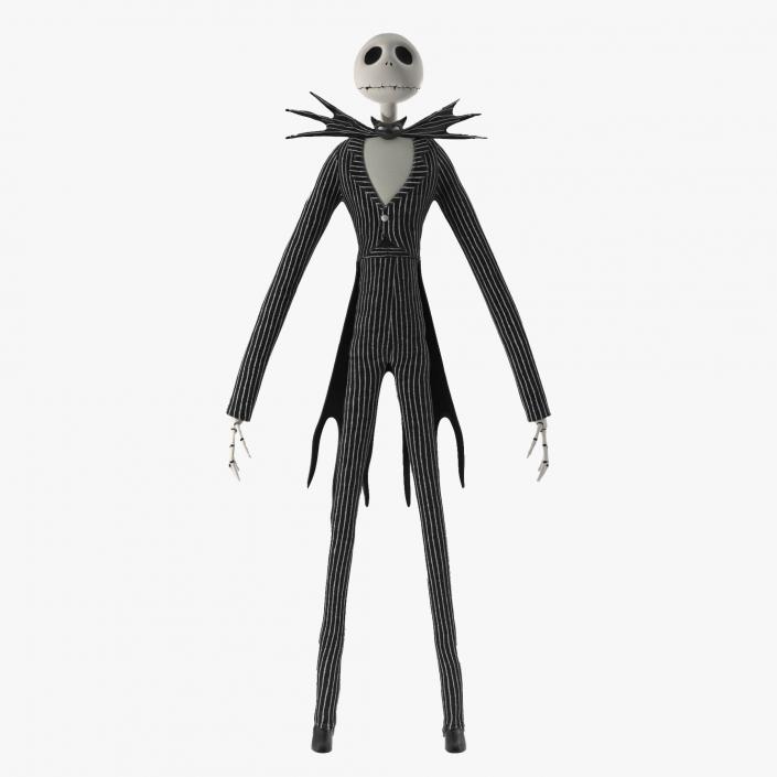 Jack Skellington Character Rigged for Cinema 4D 3D