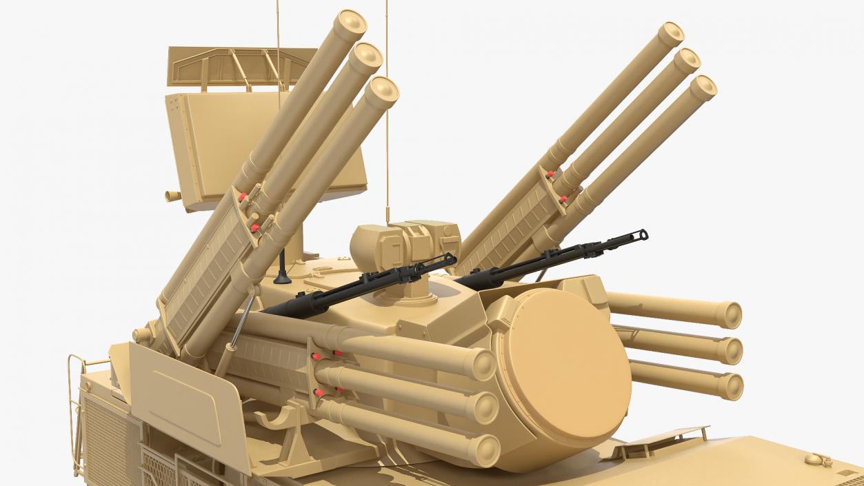 3D model Pantsir S1 SA-22 Desert Camo Rigged