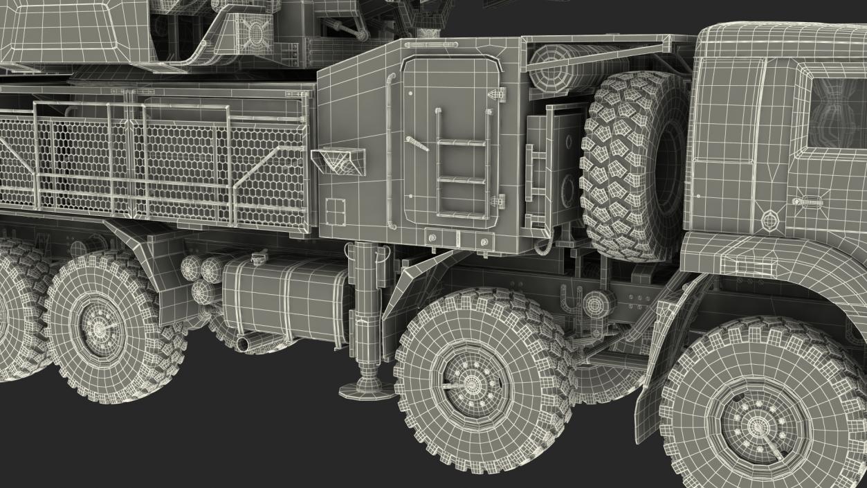 3D model Pantsir S1 SA-22 Desert Camo Rigged