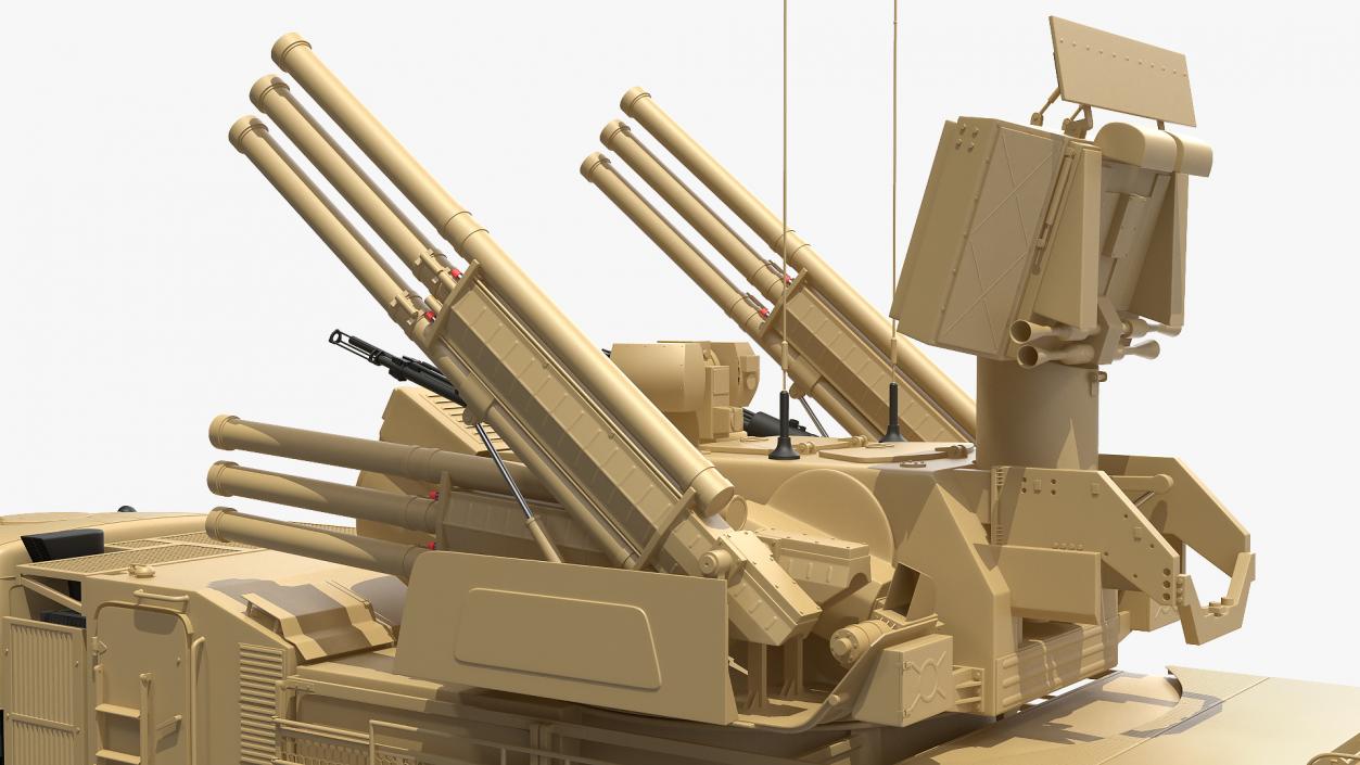 3D model Pantsir S1 SA-22 Desert Camo Rigged