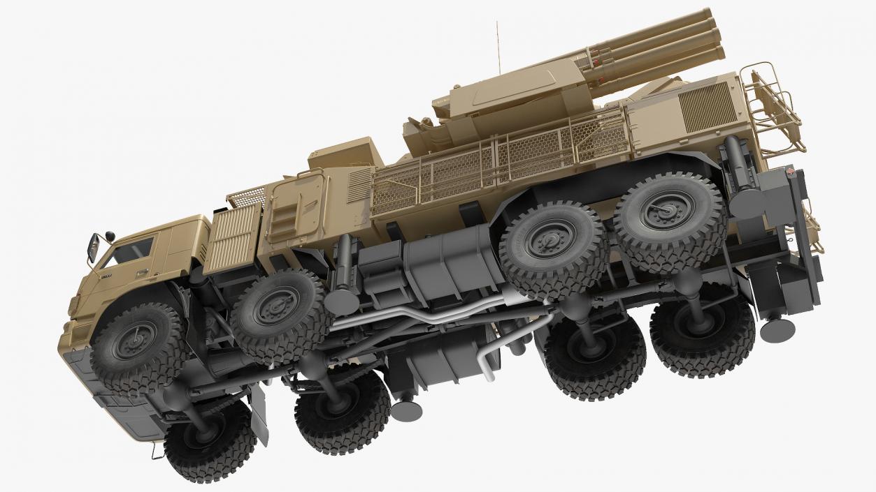 3D model Pantsir S1 SA-22 Desert Camo Rigged