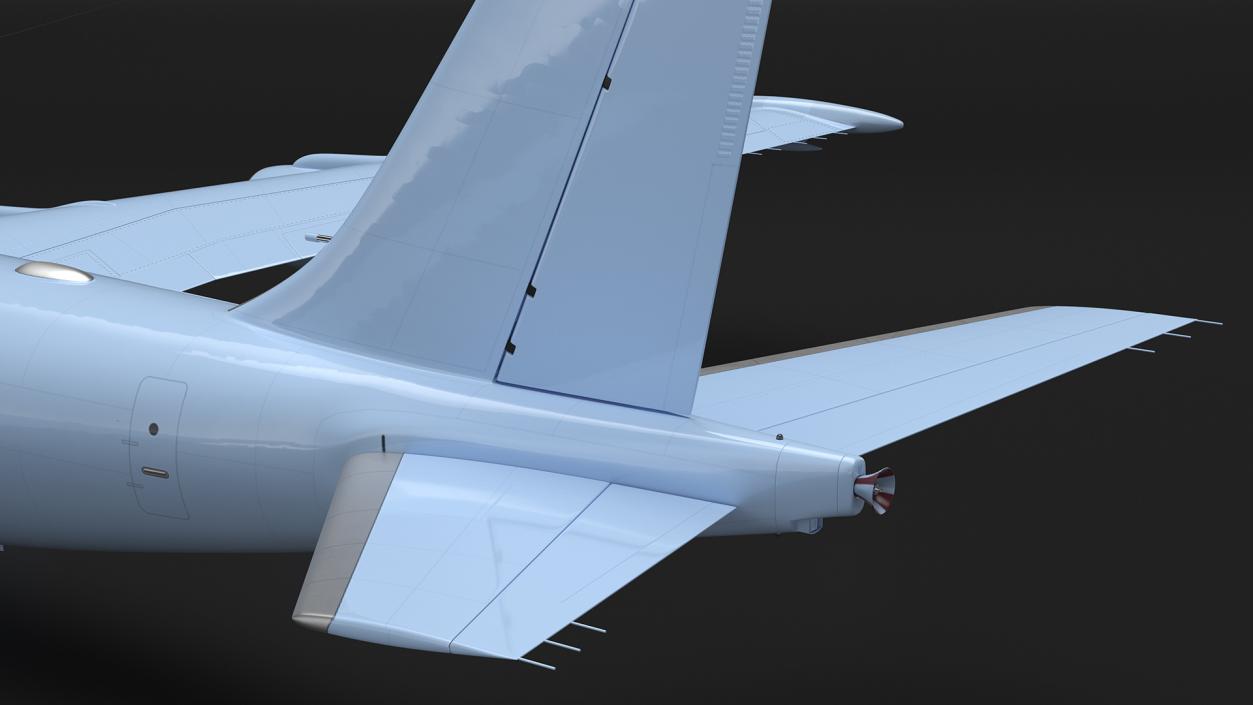 3D Navy Aircraft Blue model