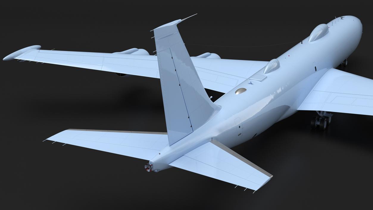 3D Navy Aircraft Blue model