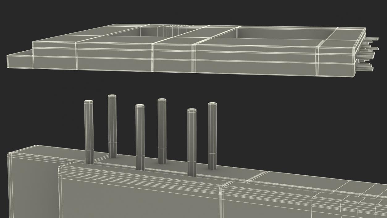 3D Precast Wall Panel model