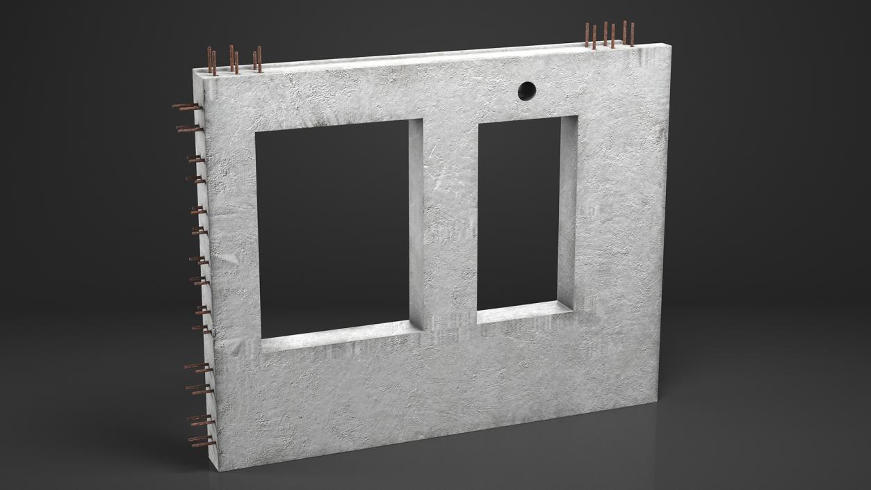 3D Precast Wall Panel model