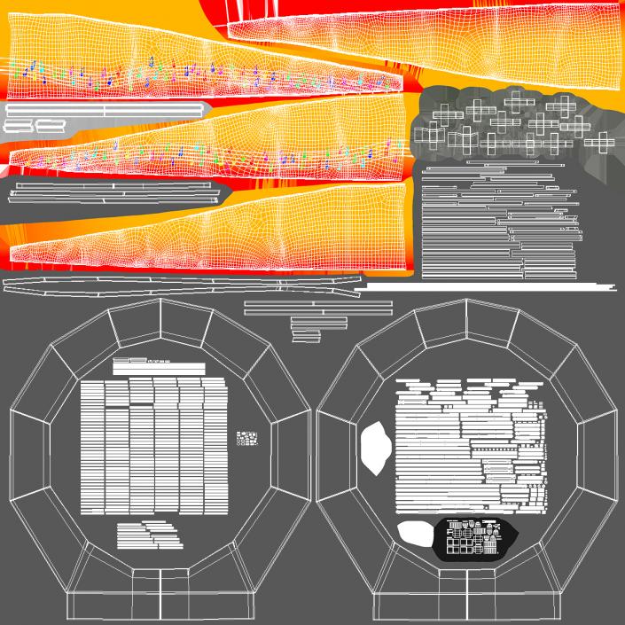 3D Flat Ride Theme Park Attraction