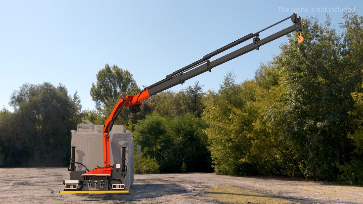 3D Telescopic Boom Crane