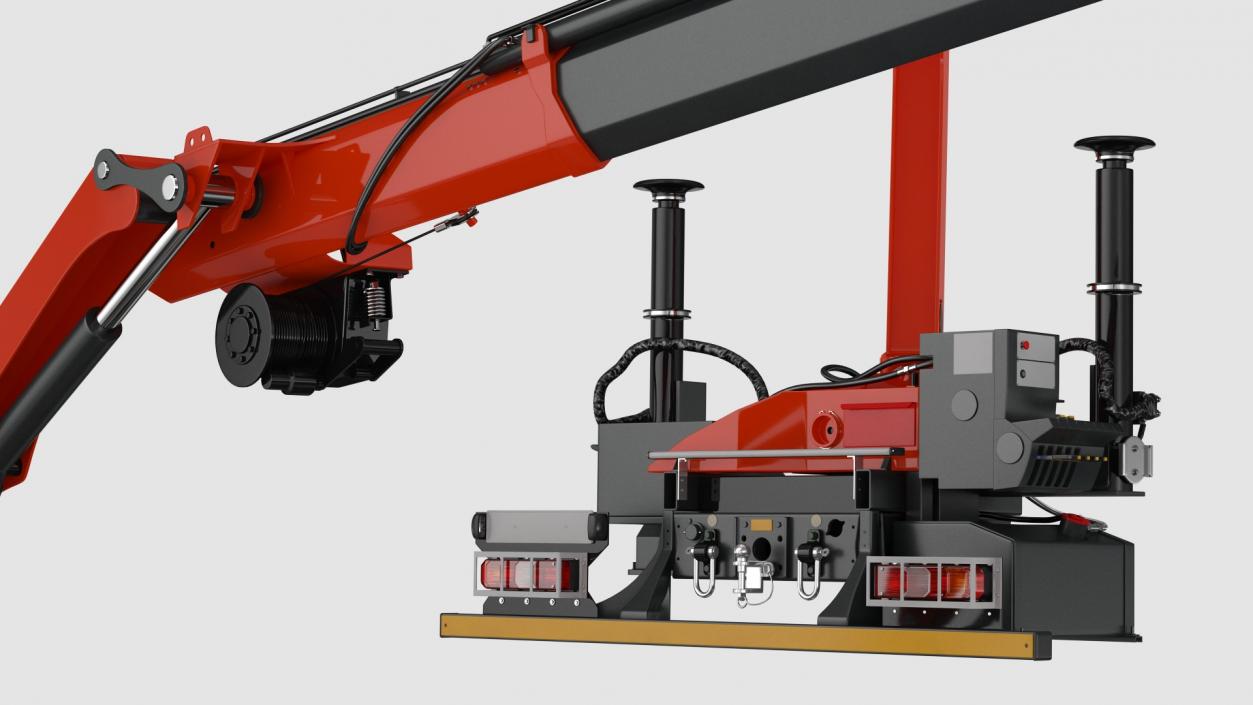 3D Telescopic Boom Crane