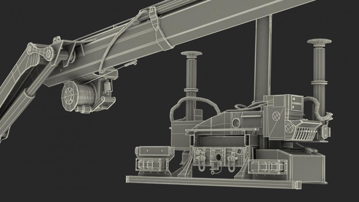 3D Telescopic Boom Crane