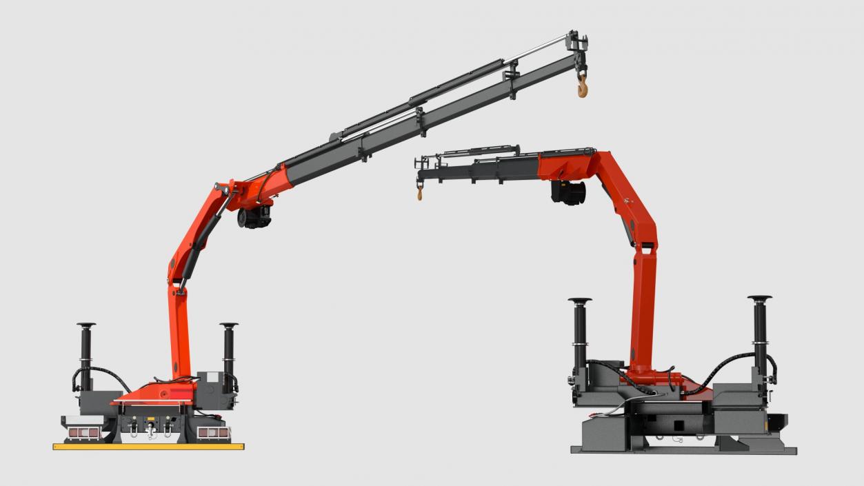 3D Telescopic Boom Crane