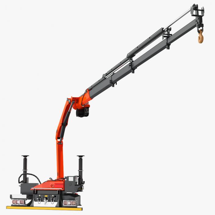 3D Telescopic Boom Crane