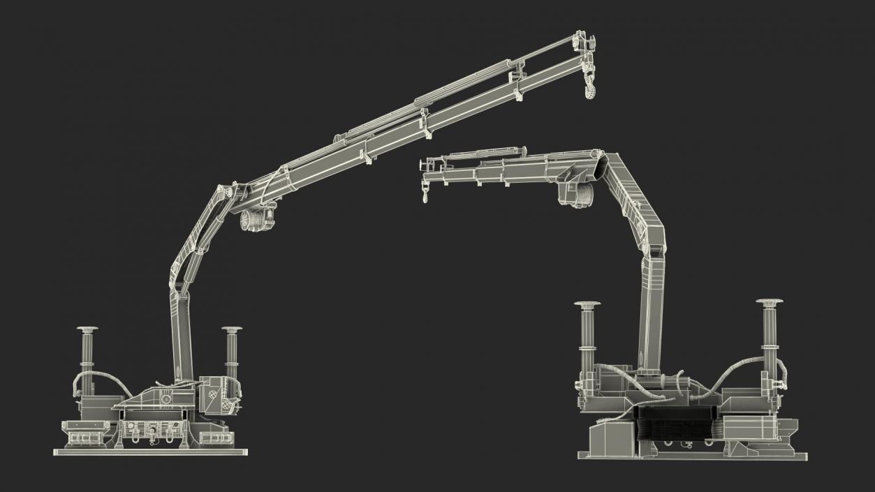 3D Telescopic Boom Crane