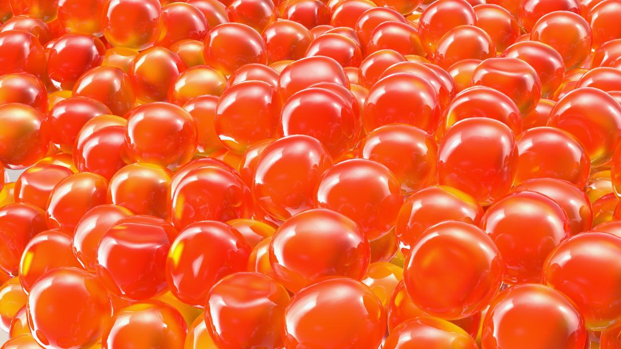 3D model Red Caviar Pile