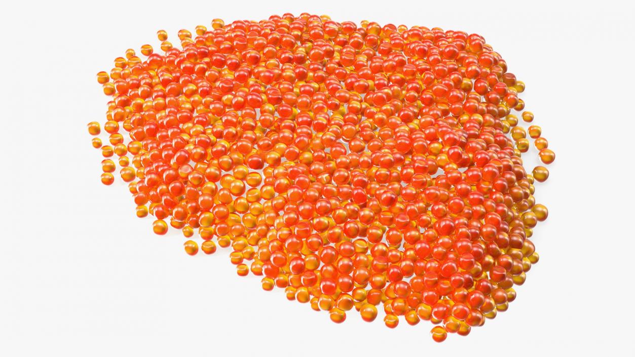 3D model Red Caviar Pile