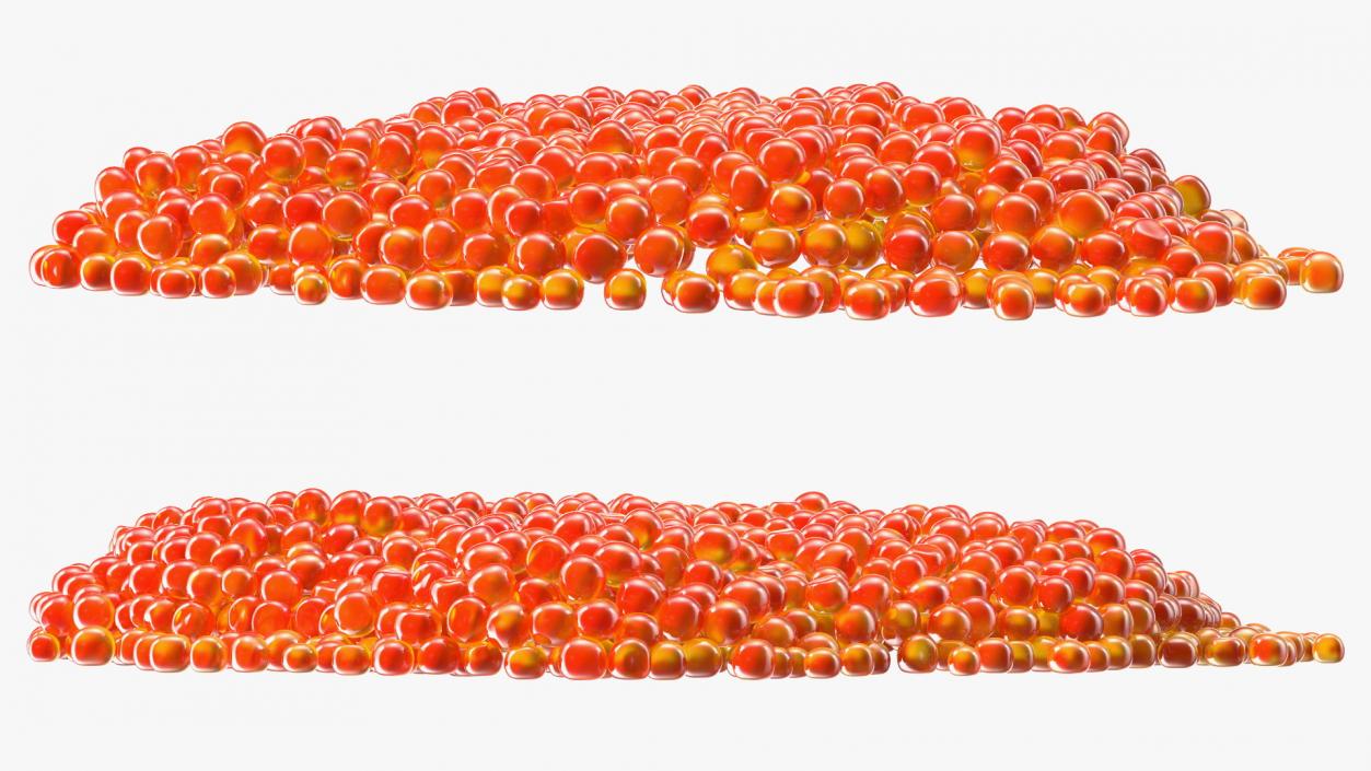 3D model Red Caviar Pile