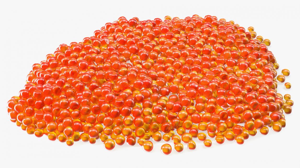 3D model Red Caviar Pile