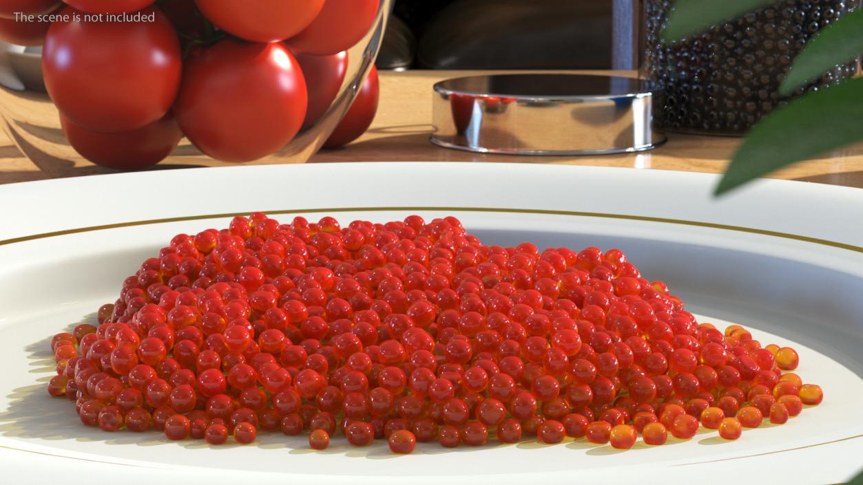 3D model Red Caviar Pile