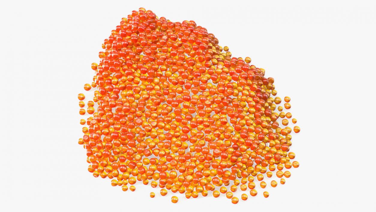 3D model Red Caviar Pile