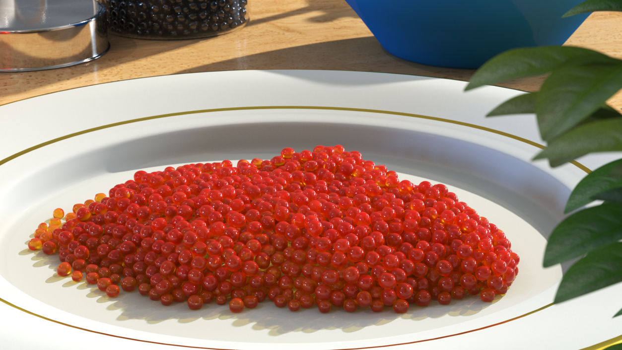 3D model Red Caviar Pile