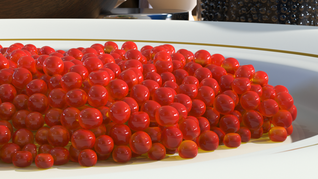 3D model Red Caviar Pile