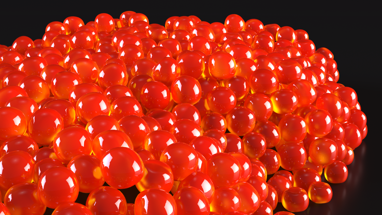 3D model Red Caviar Pile