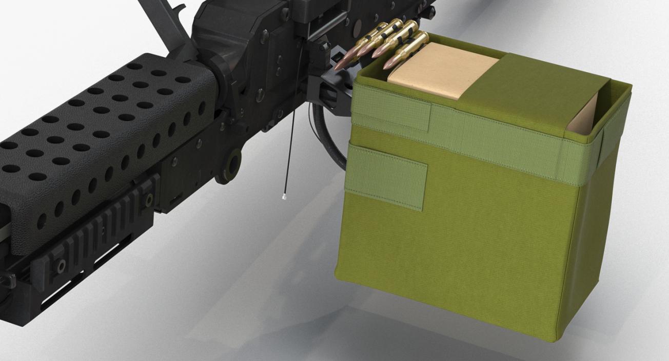 3D Machine Guns Collection model