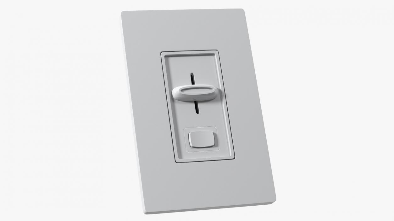 3D model European Standard Light Switch