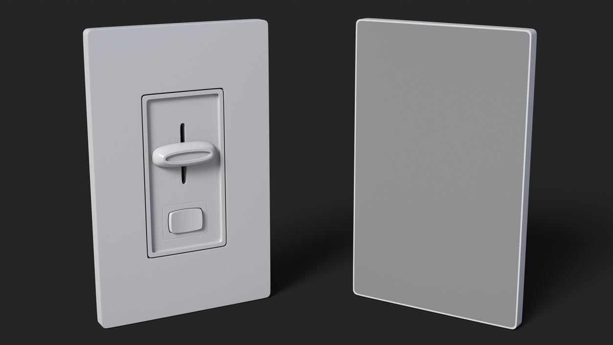 3D model European Standard Light Switch