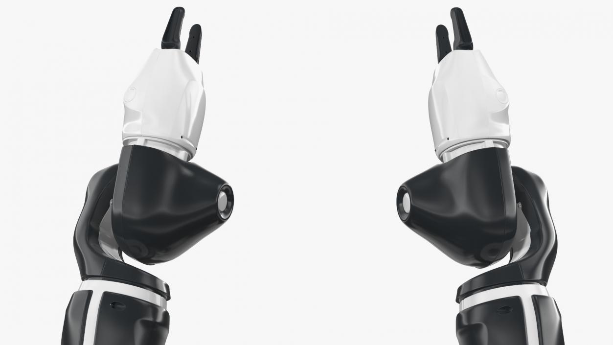 3D model Dual Arm Collaborative Robot Rigged