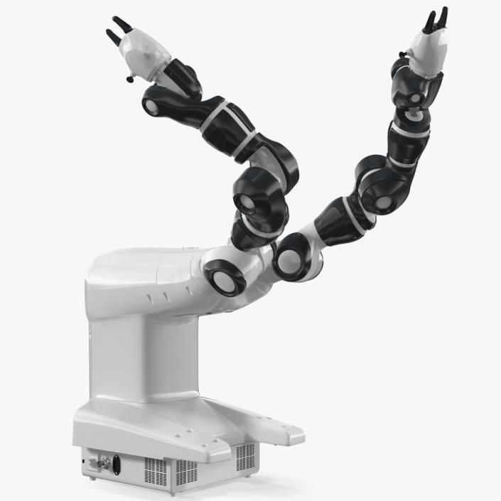 3D model Dual Arm Collaborative Robot Rigged