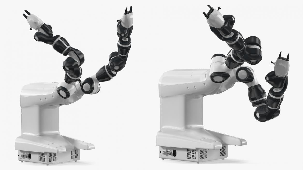 3D model Dual Arm Collaborative Robot Rigged