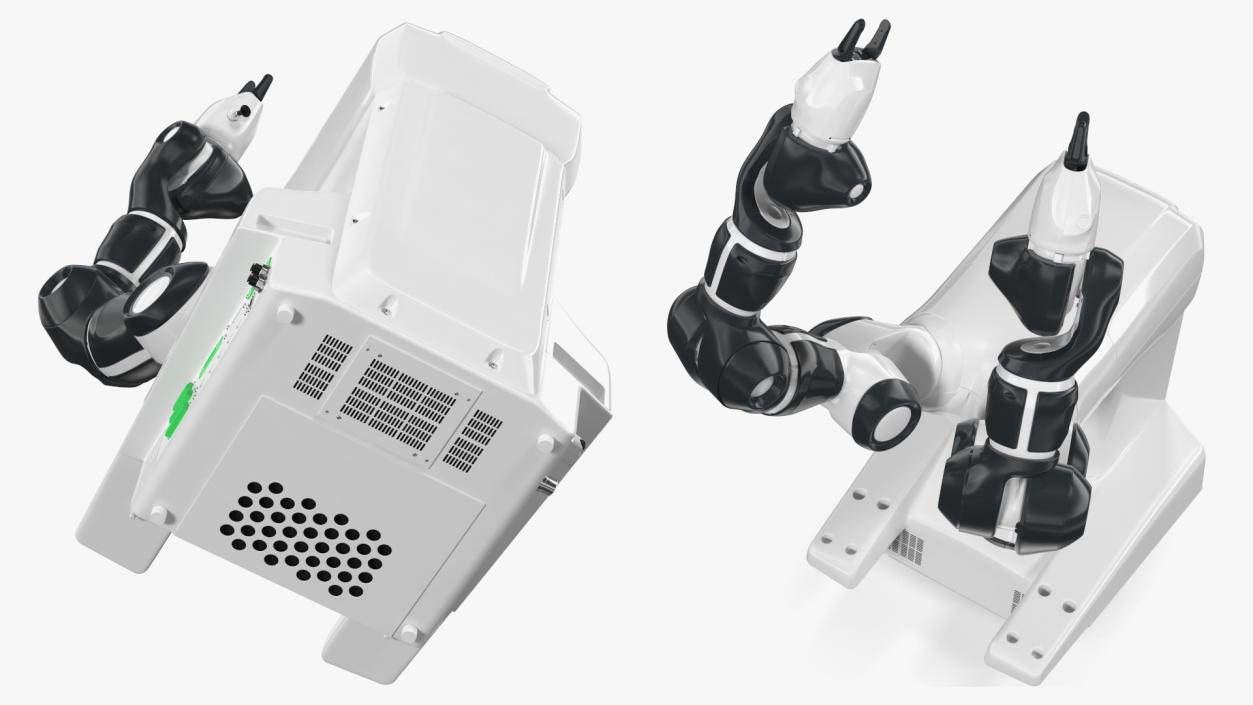 3D model Dual Arm Collaborative Robot Rigged