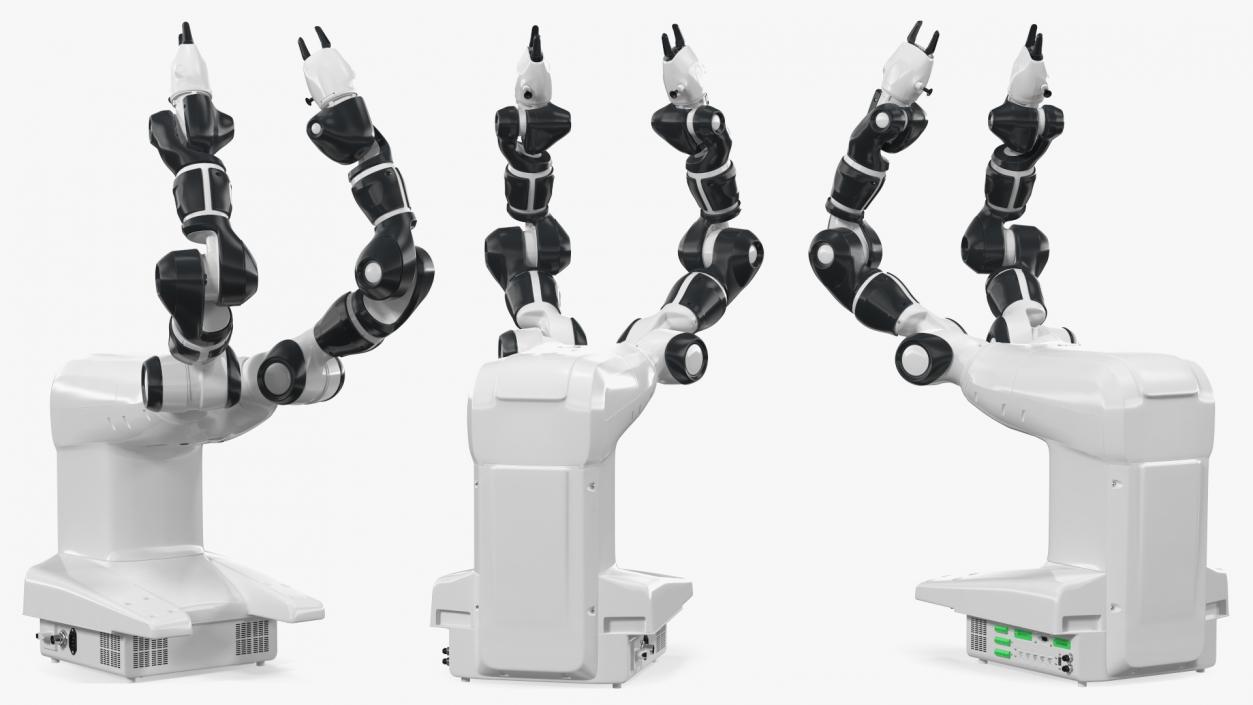 3D model Dual Arm Collaborative Robot Rigged