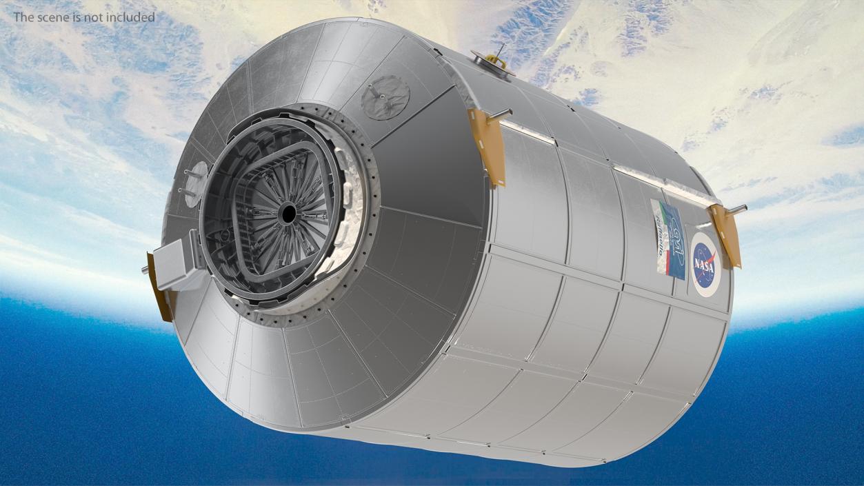 ISS Leonardo Permanent Multipurpose Module 3D