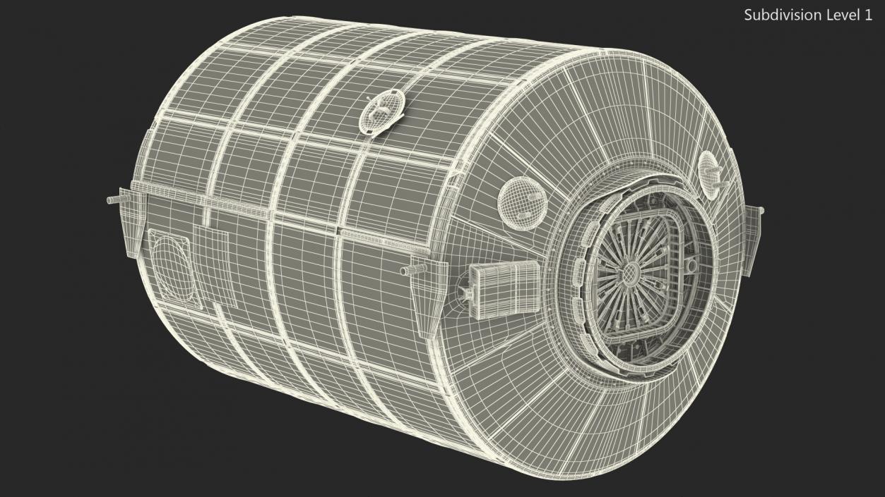 ISS Leonardo Permanent Multipurpose Module 3D