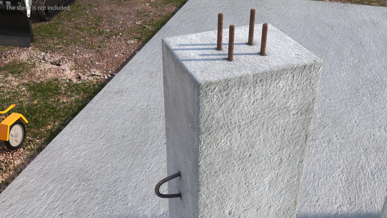 3D model Concrete Column