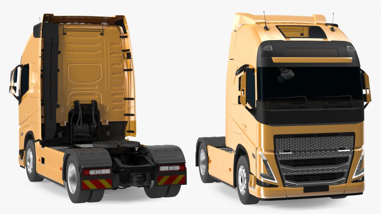 3D Cabover 4x2 Truck Exterior Only