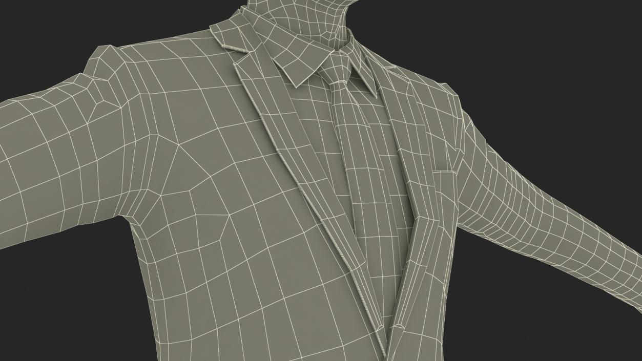 3D Asian Business Leader Rigged model