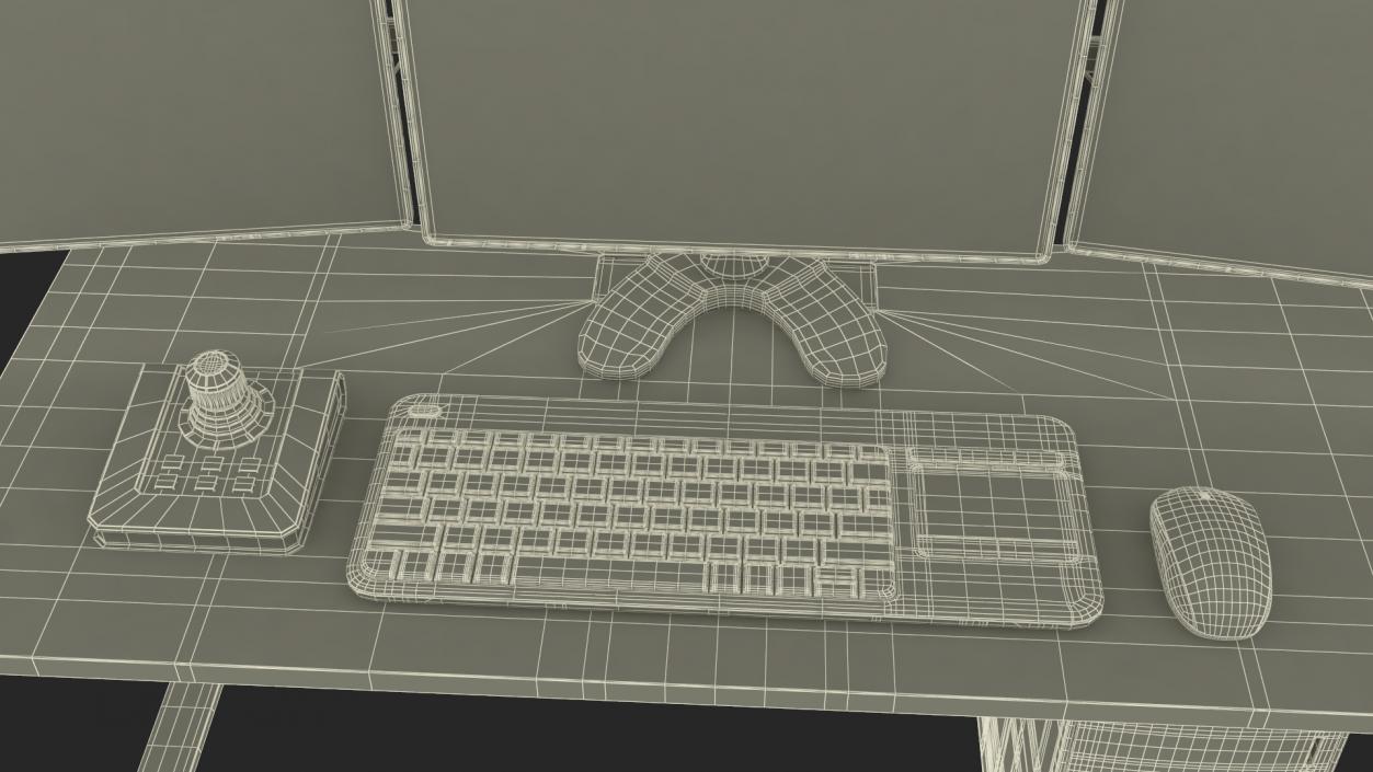 3D model Disabled Factory Computer