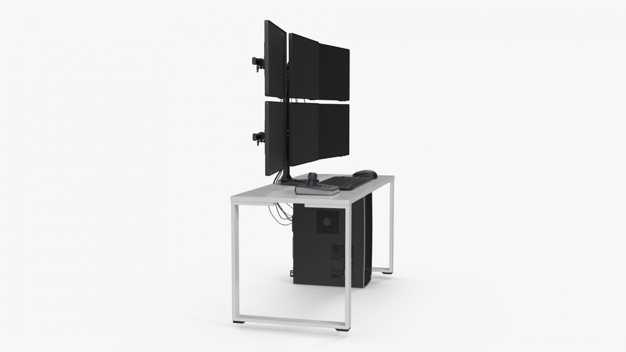 3D model Disabled Factory Computer