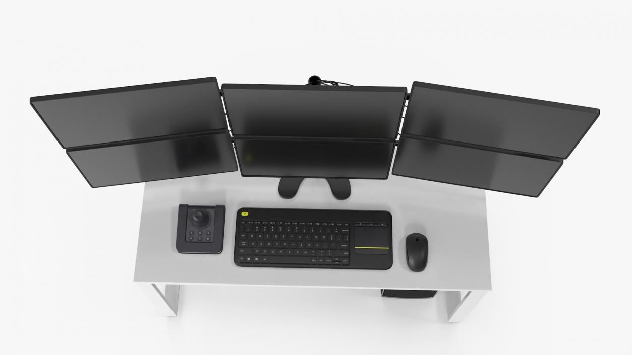 3D model Disabled Factory Computer