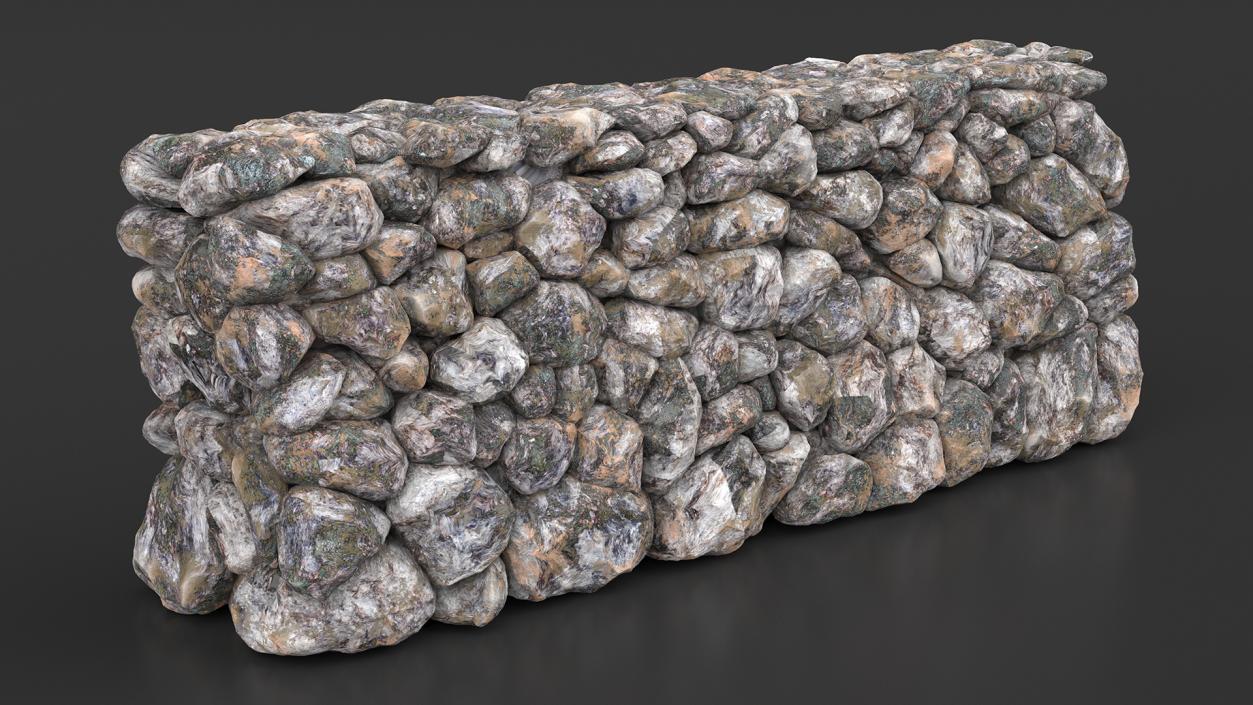 3D Marble Rock Wall