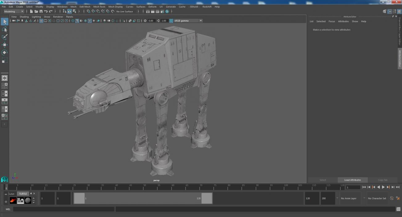 3D model AT-AT Star Wars