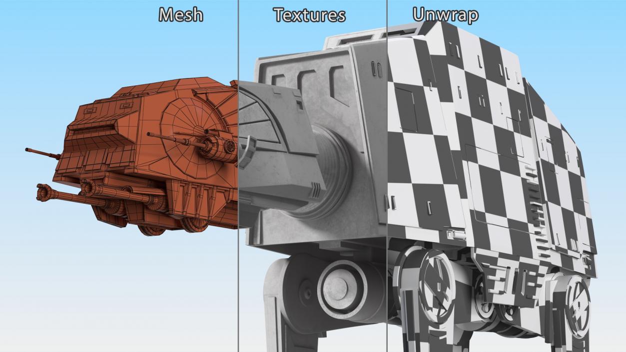 3D model AT-AT Star Wars