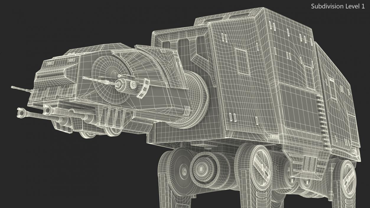 3D model AT-AT Star Wars